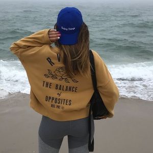 RVCA cropped sweatshirt